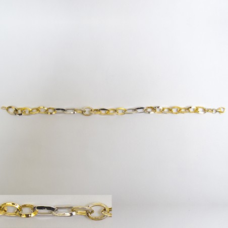Bracelet Erwine - Or jaune et or blanc