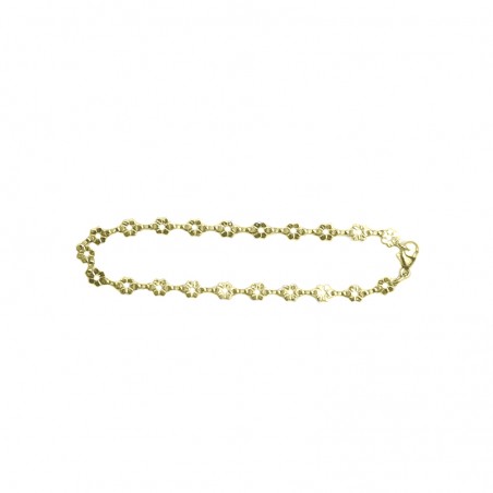 Bracelet Capucine - Fleurs en or